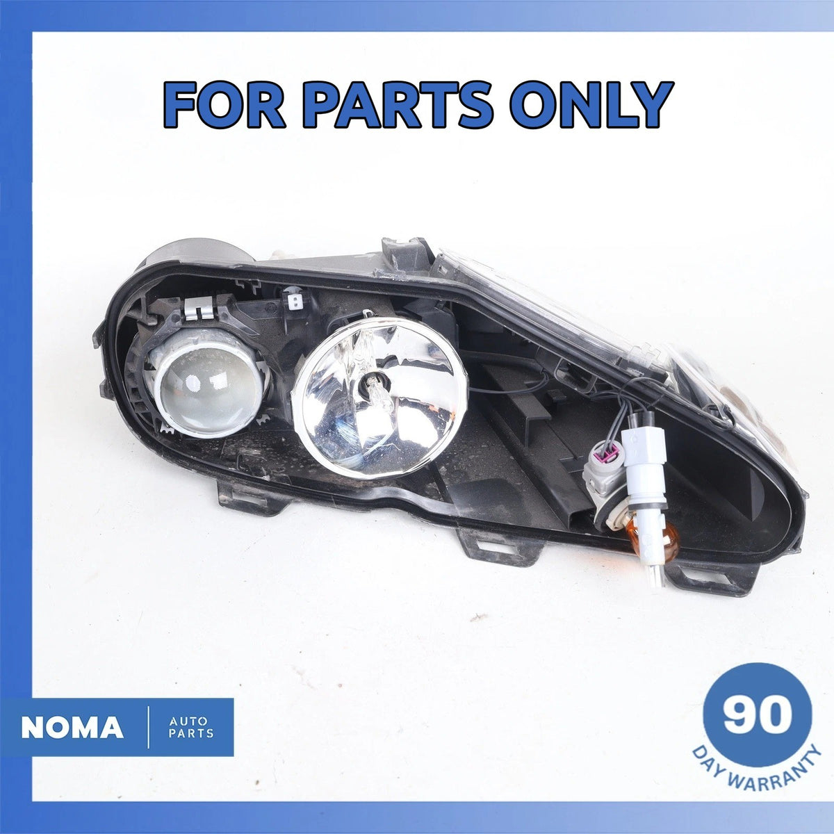03-06 Jaguar X100 XK8 Right Headlight Lamp Xenon HID Black Back OEM FOR PARTS - photo 1