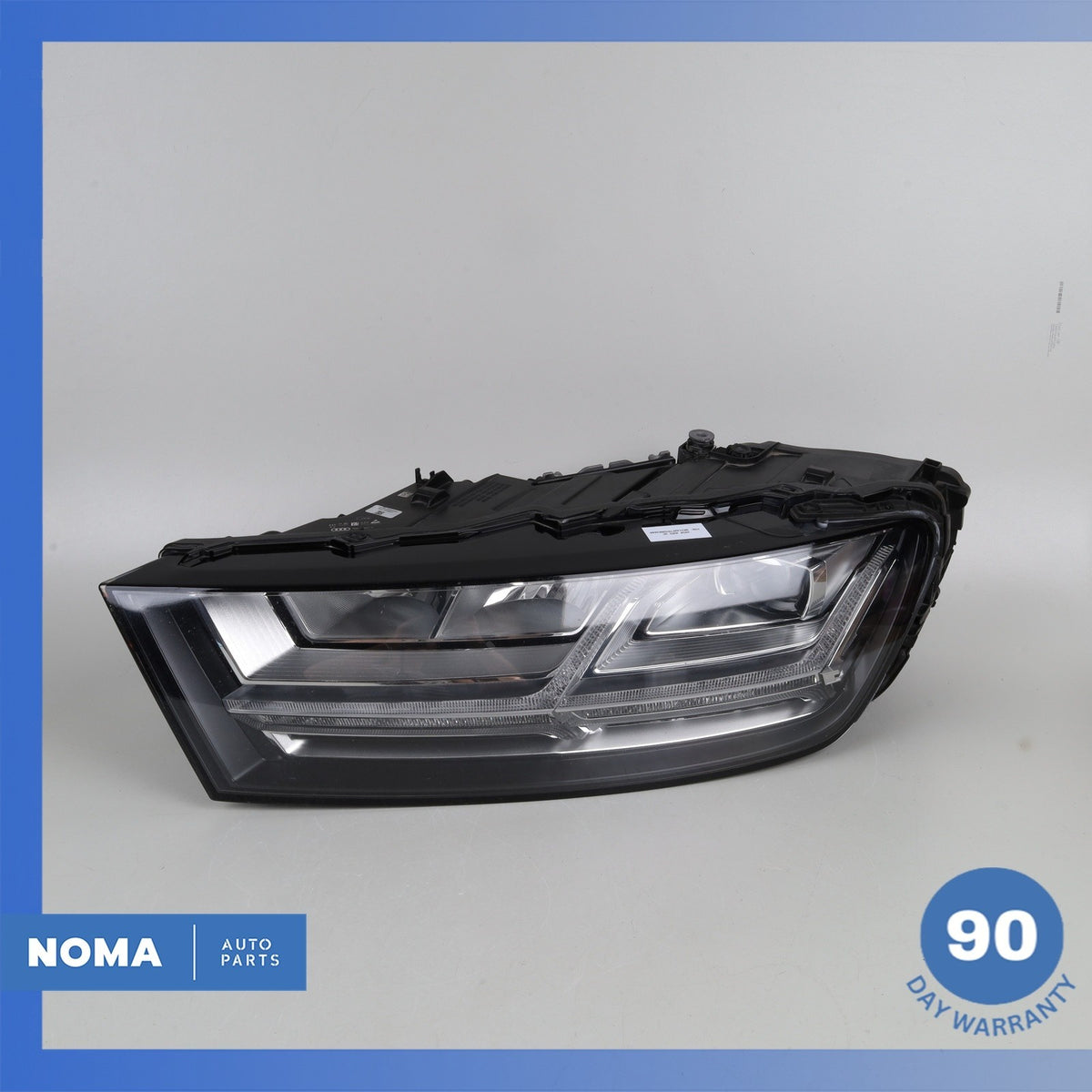 17-19 Audi 4M Q7 LED Headlight Head Light Lamp Left 4M0941773B OEM - photo 2