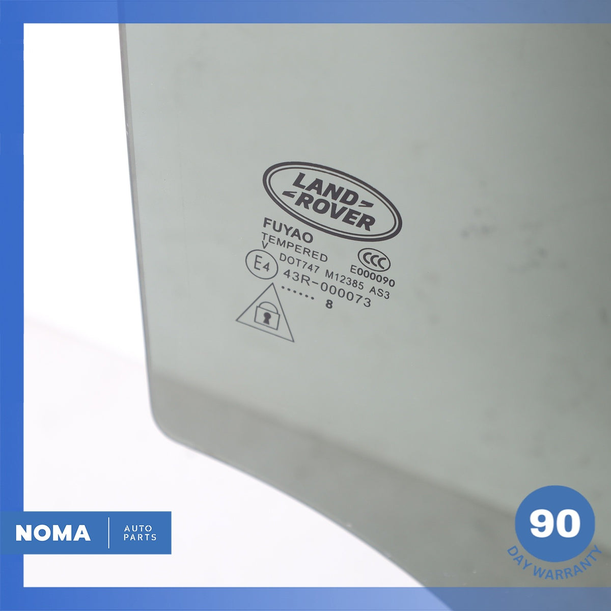 18-23 Range Rover L560 Velar Rear Right Passenger Side Door Window Glass OEM - photo 6