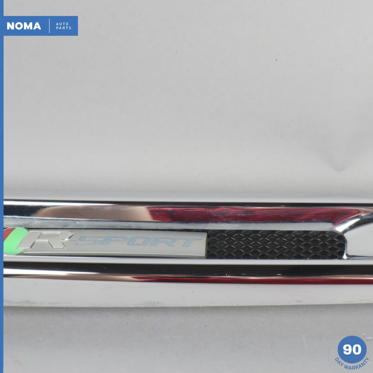 16-19 Jaguar XJ X351 R-Sport Front Left Side Fender Grille Molding Chrome OEM - photo 4