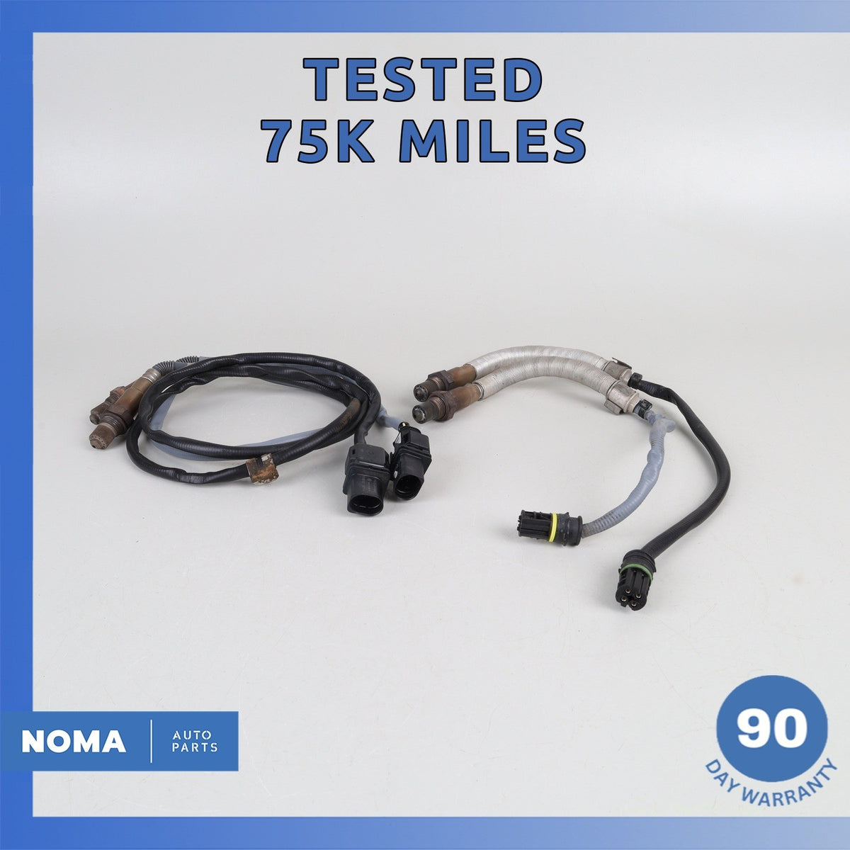 08-13 BMW E92 328i 128i Z4 Engine Oxygen O2 Lambda Sensor Set OEM 75k - photo 1