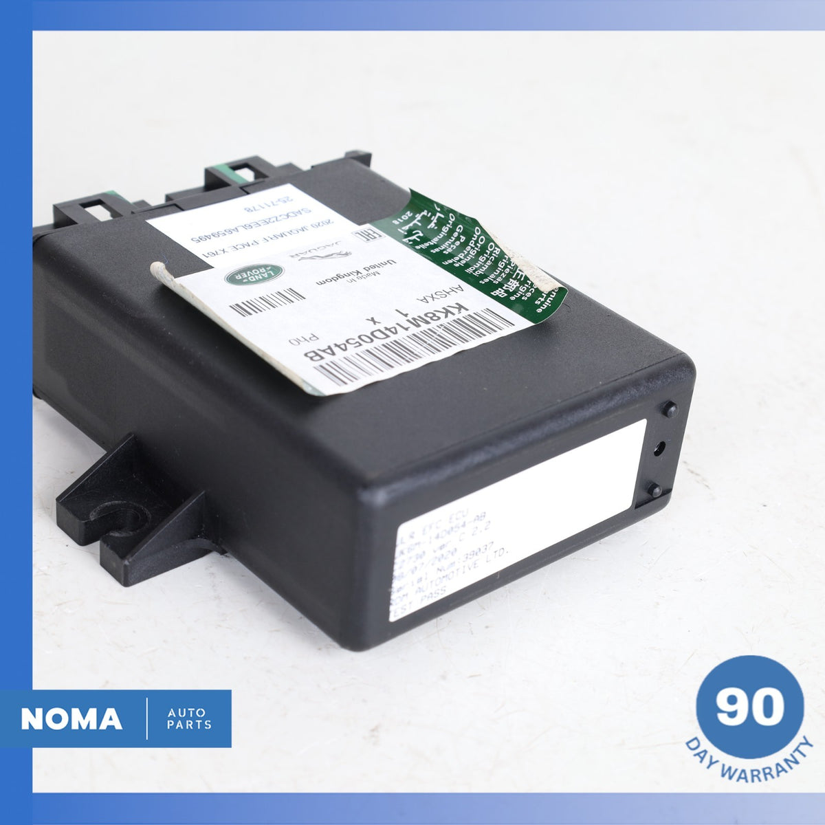 19-21 Jaguar X761 F-Pace SVR Exhaust Flap Control Module KK8M14D054AB OEM 57k - photo 4