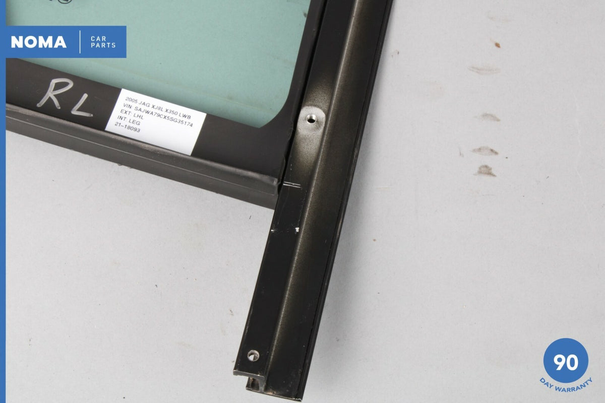 04-09 Jaguar XJ8 XJR VDP X350 X358 Rear Left Side Quarter Door Window Glass OEM - photo 7