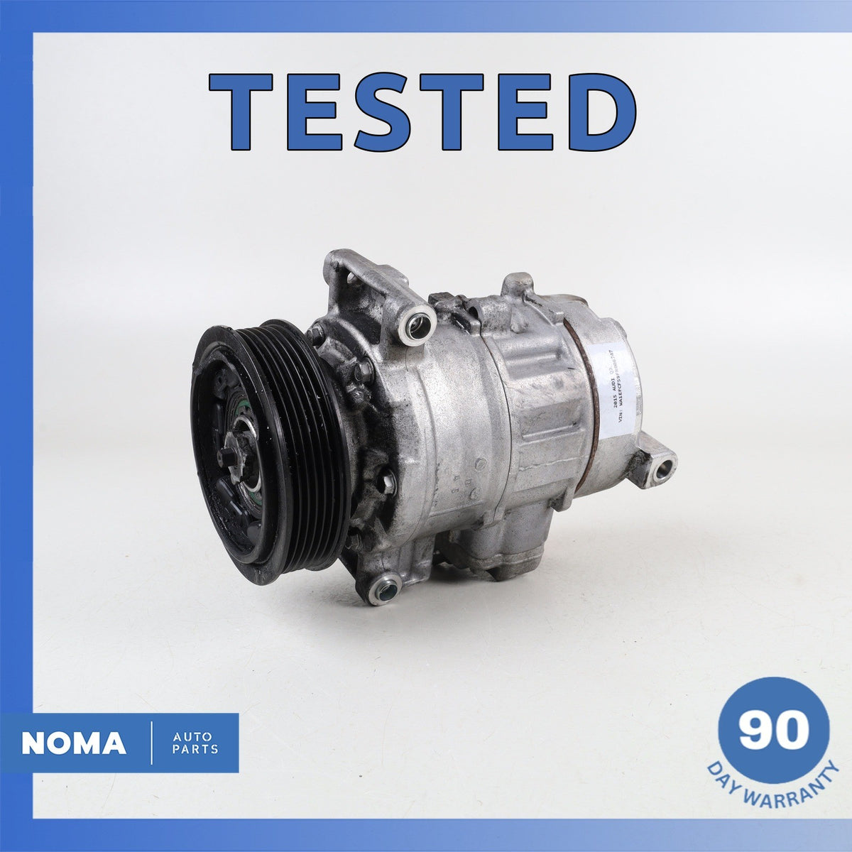 08-18 Audi 8UB 8UG 8J3 8J9 Q3 A3 TT S3 AC A/C Air Conditioning Compressor OEM - photo 1