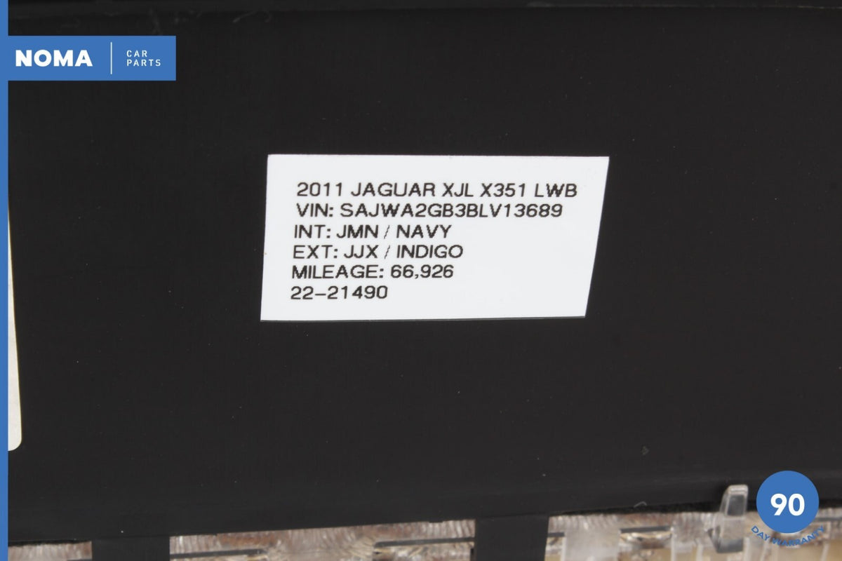 10-15 Jaguar XJ XJL X351 Rear Parcel Shelf Trim Cover Panel w/ Grilles PVJ OEM - photo 12