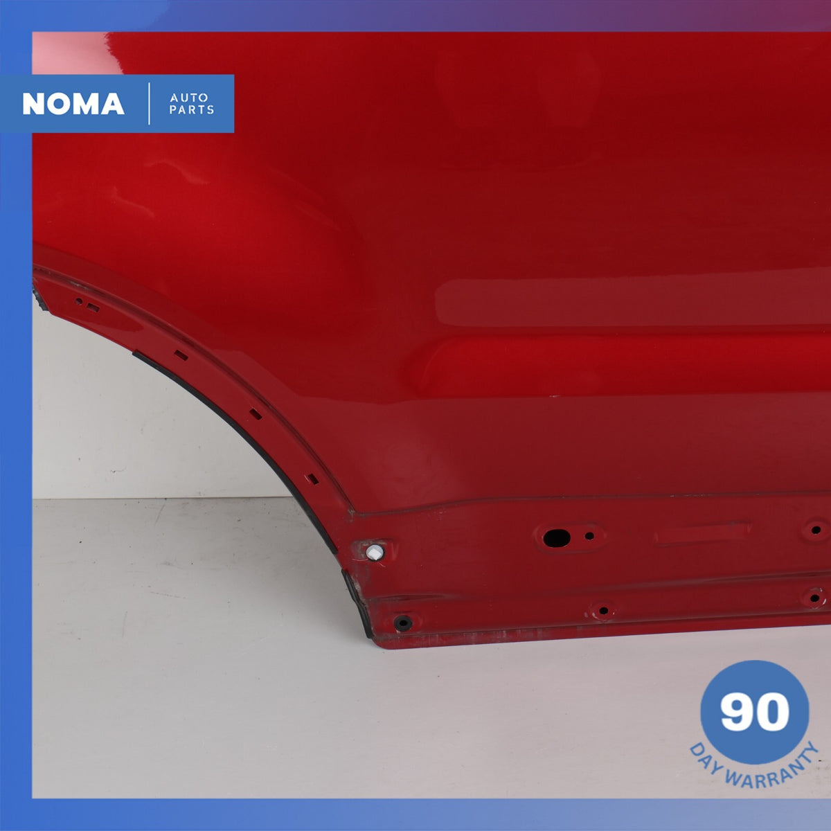 12-19 LR Range Rover Evoque L538 4DR Rear Right Side Door Panel Shell Red OEM - photo 7