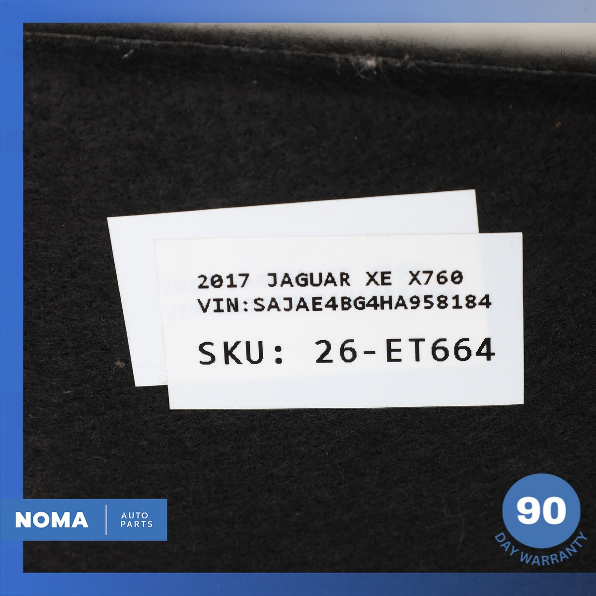 17-19 Jaguar X760 XE Trunk Boot Floor Lower Cover w/ Handle GX7347022AC OEM - photo 13