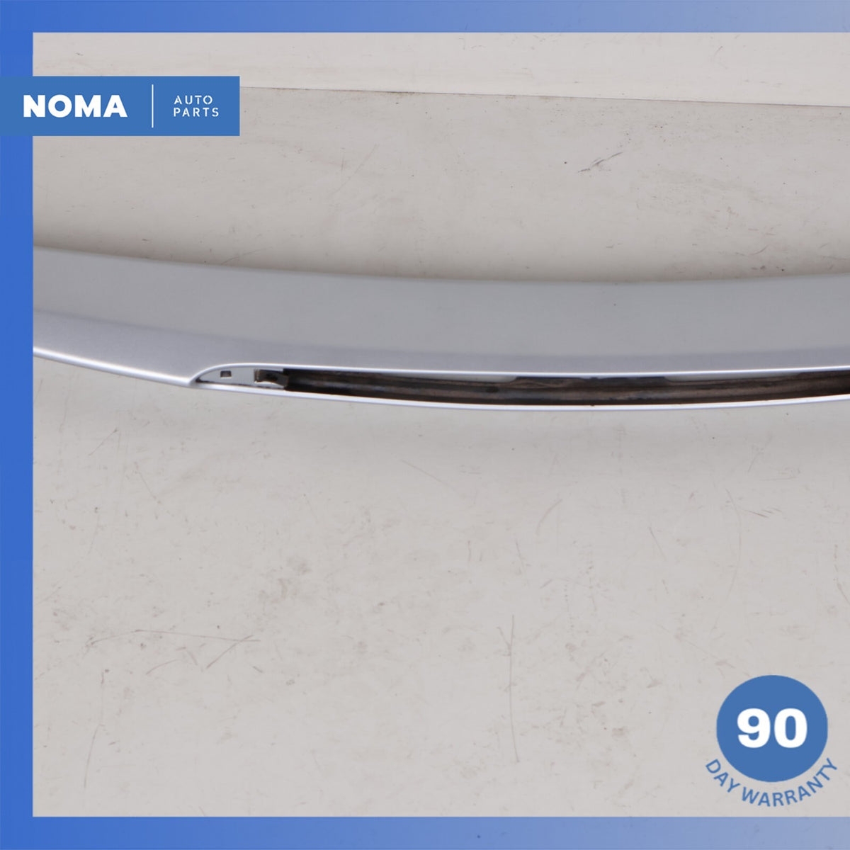 07-15 Jaguar X150 XK XKR Trunk Lid Molding Trim Spoiler Wing Liquid Silver OEM - photo 4