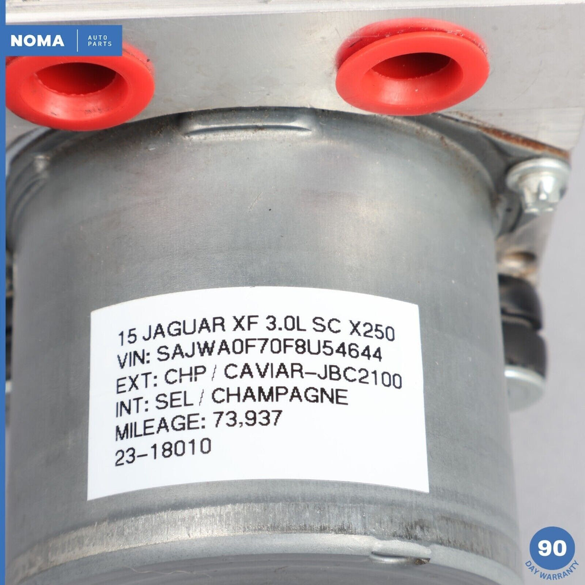 13-15 Jaguar X250 XF XFR ABS Anti Lock Pump Brake Module FX232C405AB OEM 74k - photo 12