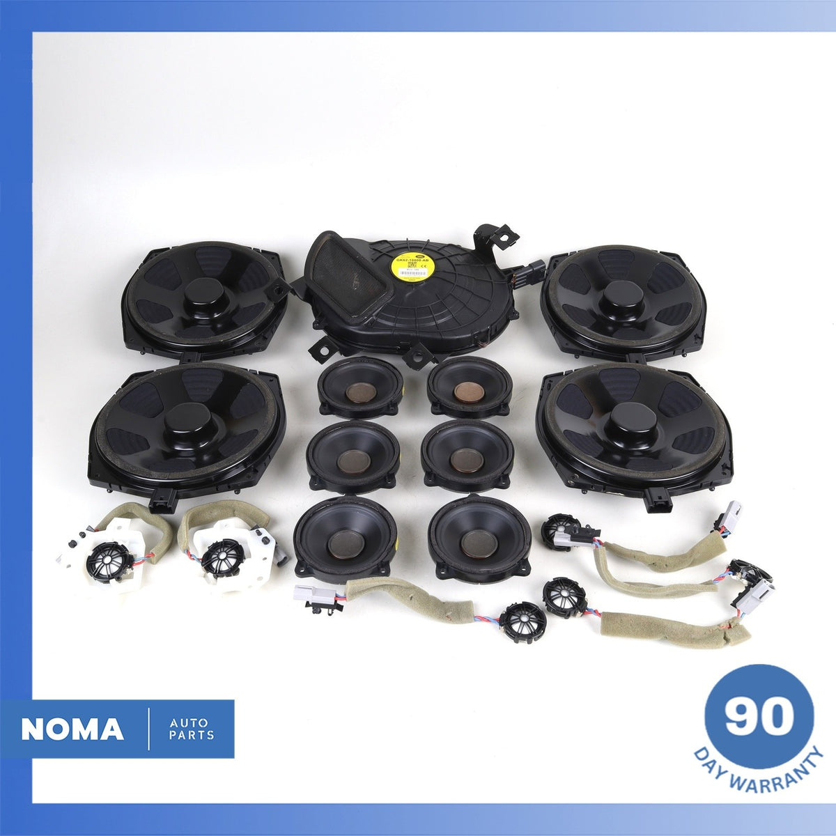 14-22 Range Rover Sport L494 Front & Rear Premium Audio 1200W Speaker Set OEM - photo 2