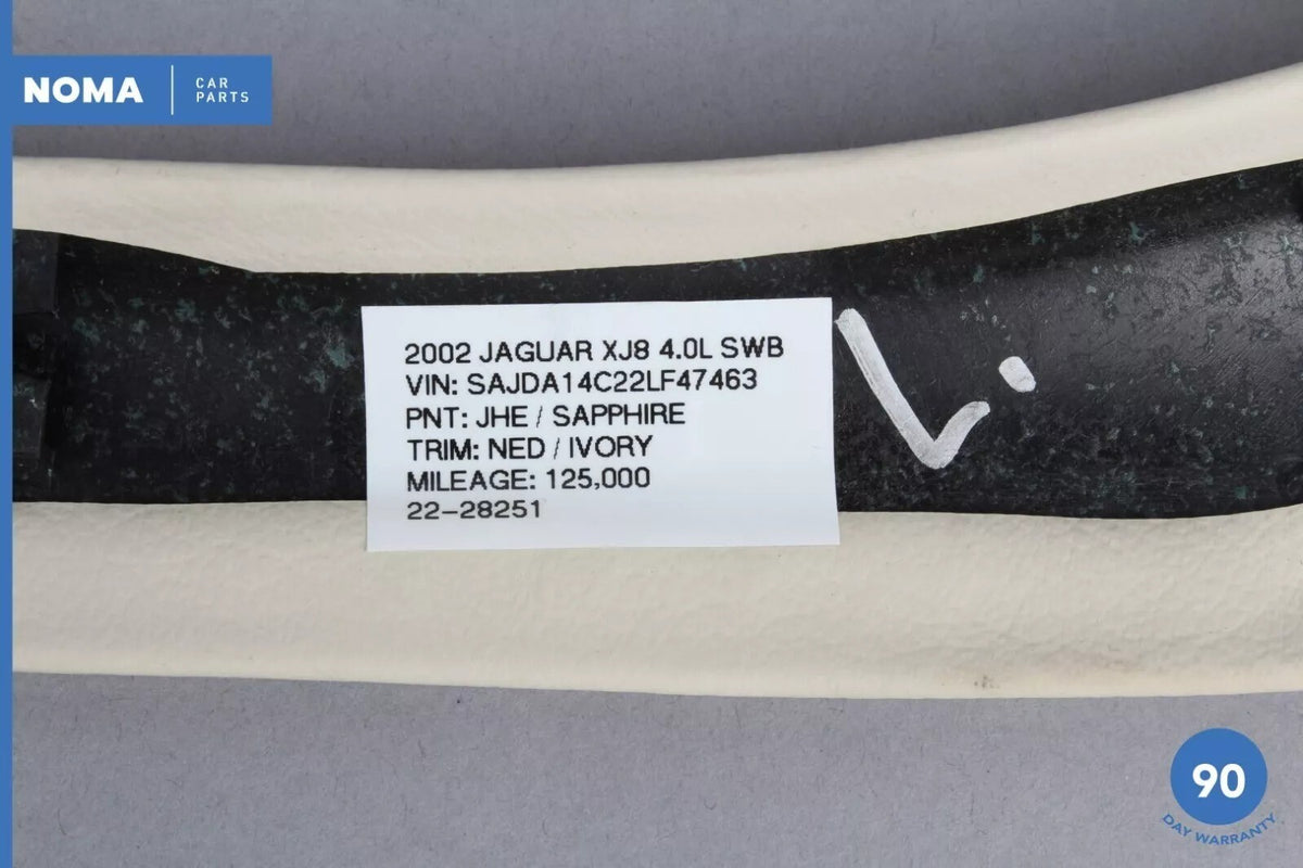 98-03 Jaguar X308 XJ8 XJR Left Driver Side A Pillar Cover Trim Beige OEM - photo 12