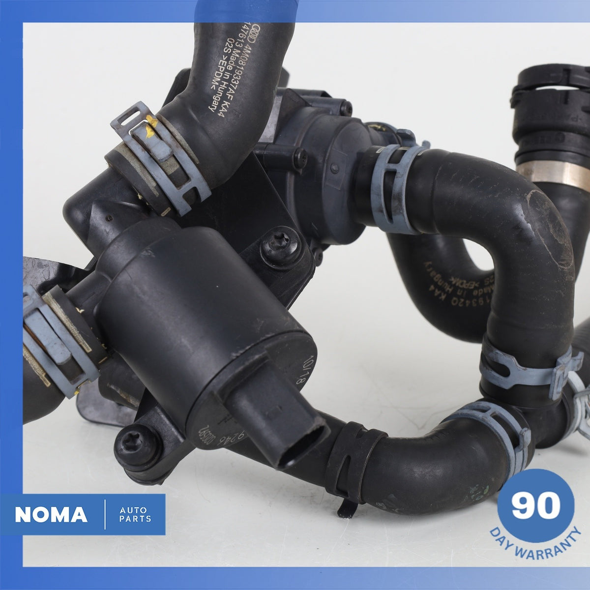 17-19 Audi 4M Q7 3.0L CREC Engine Motor Coolant Hose Set 4M0819372BR OEM - photo 6