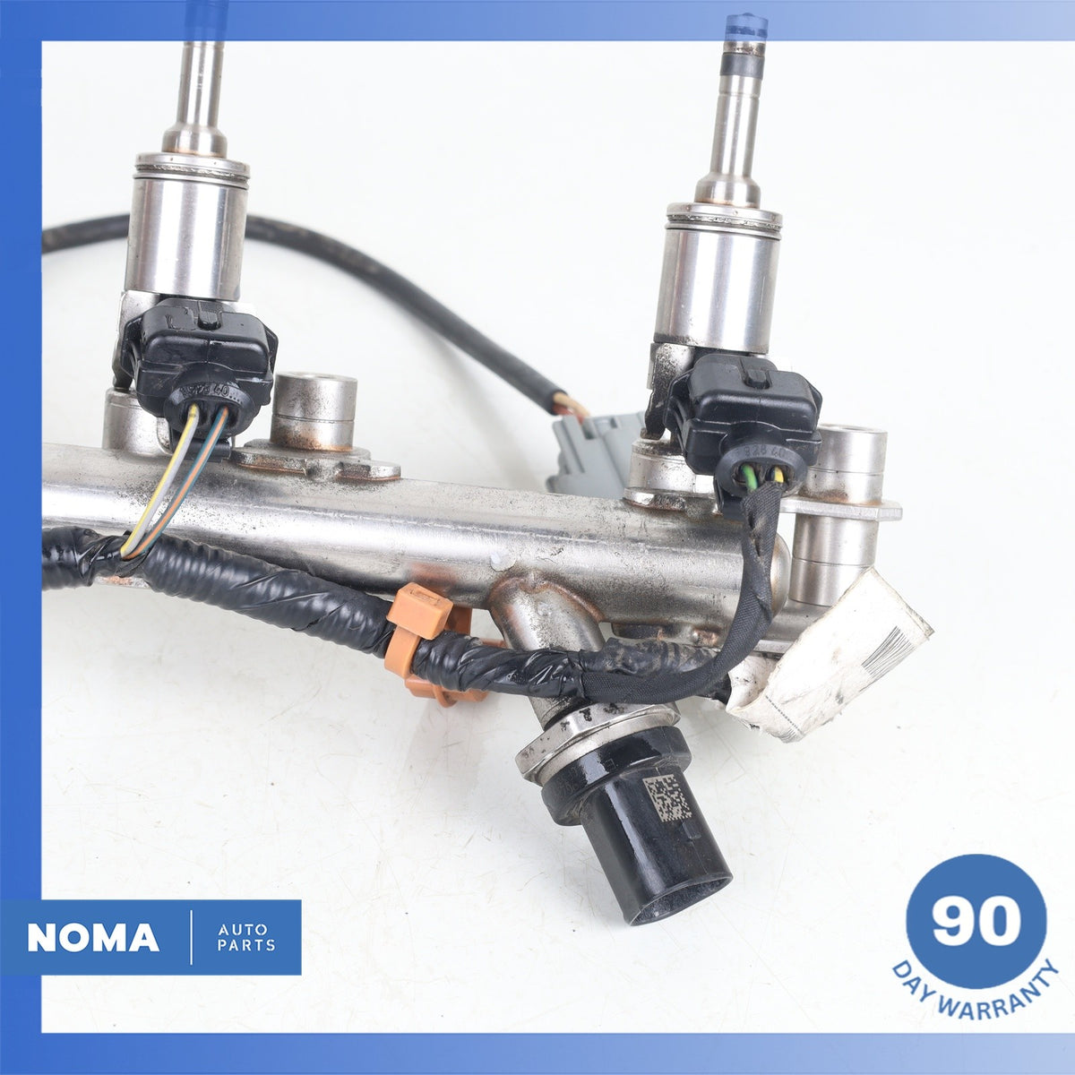 14-17 RR Evoque L538 2.0 Engine Motor Fuel Injector Rail w/ Injectors OEM - photo 12
