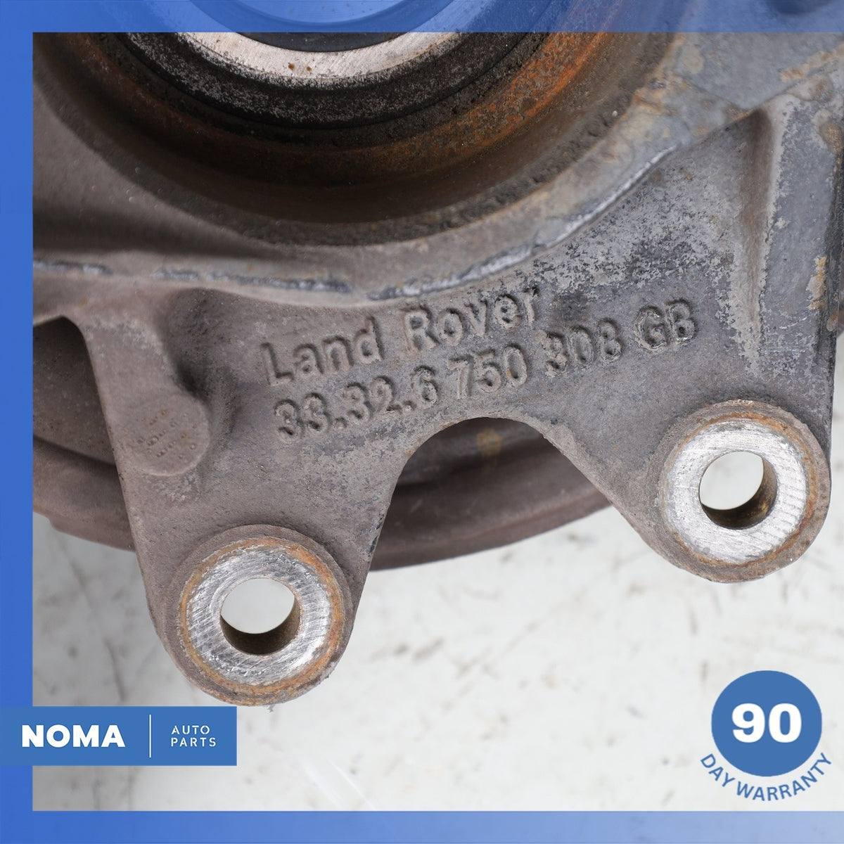 10-12 Land Rover Range Rover L322 Rear Left Spindle Knuckle Hub w/ Shield OEM - photo 14
