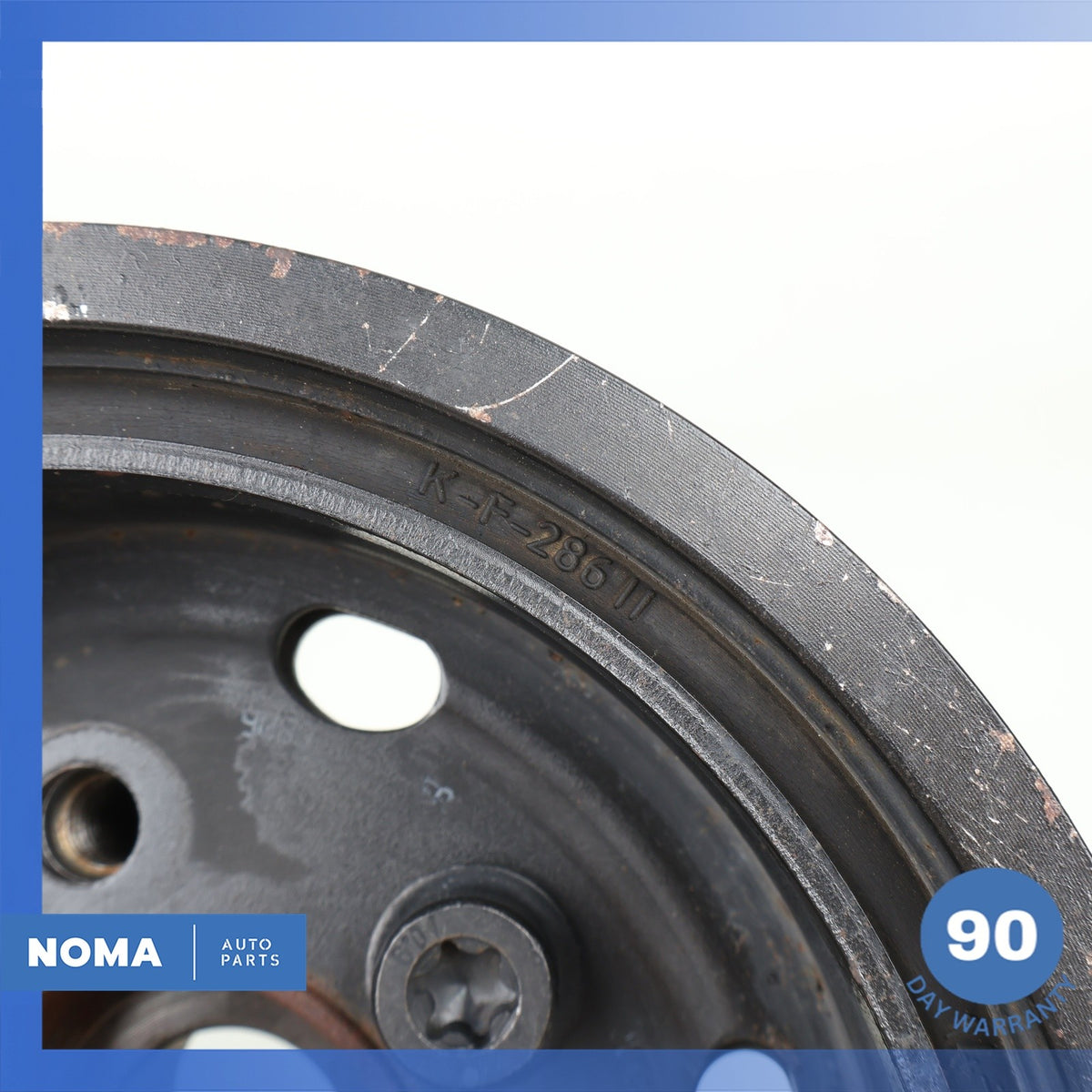 10-23 LR Range Rover Sport L494 F-Type XF Engine Crankshaft Balancer Pulley OEM - photo 8
