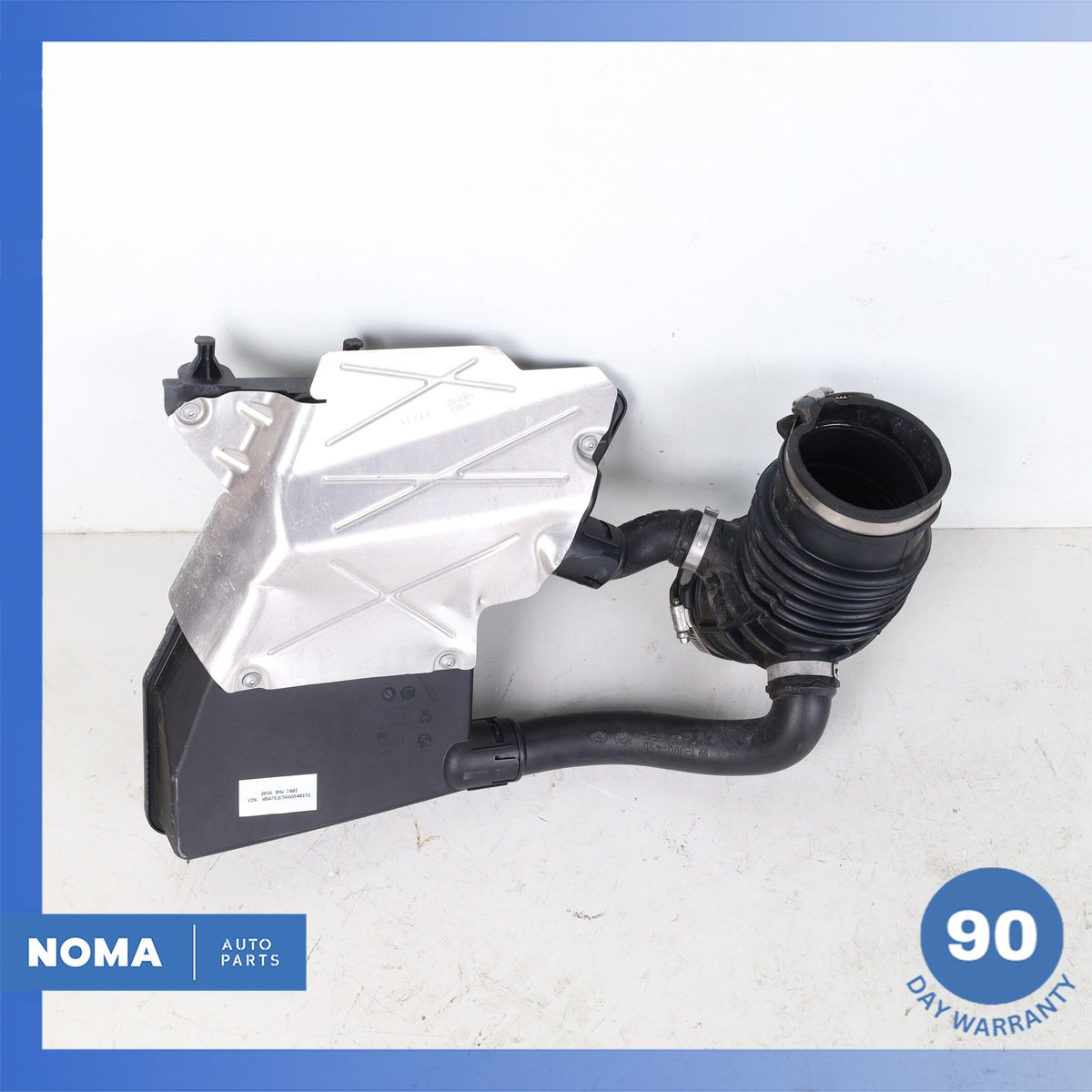 16-23 BMW G12 740i 540i Engine Air Intake Fllter Box Cover w/ Resonator OEM 76k - photo 9