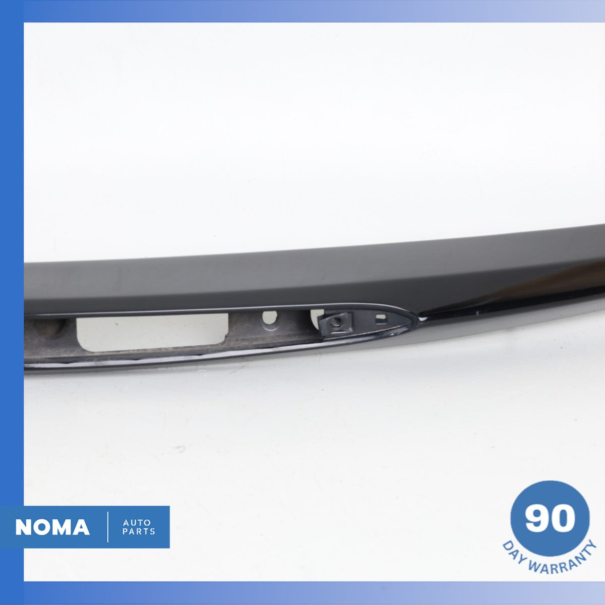 07-15 Jaguar X150 XK XKR Trunk Lid Molding Trim Spoiler Wing Ebony Black OEM - photo 3