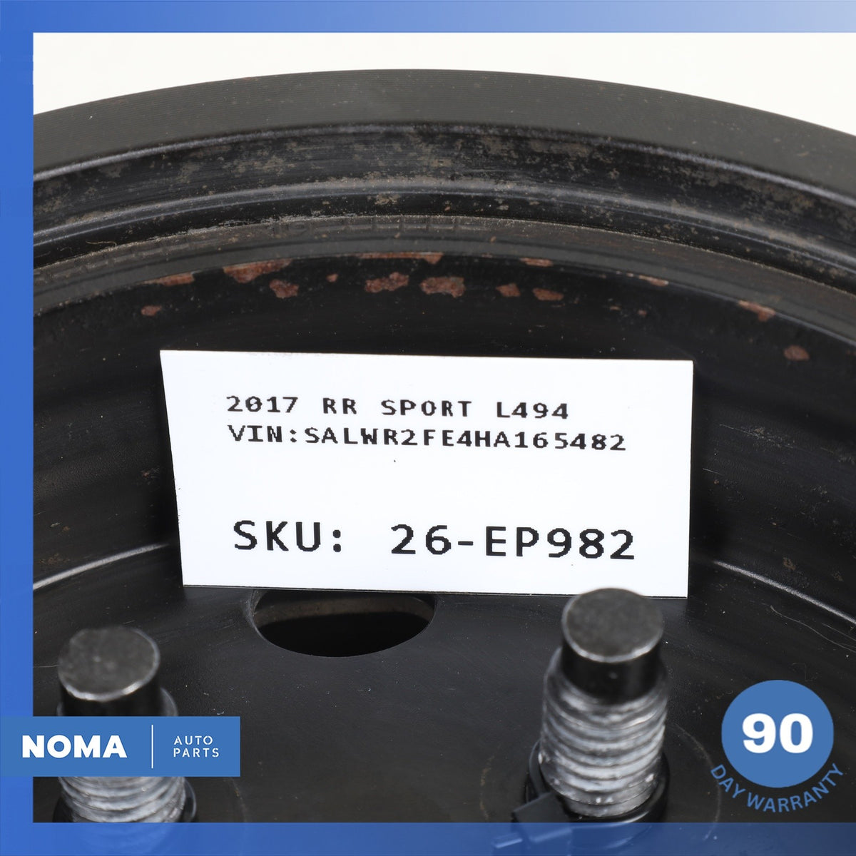 10-23 LR Range Rover Sport L494 F-Type XF Engine Crankshaft Balancer Pulley OEM - photo 11
