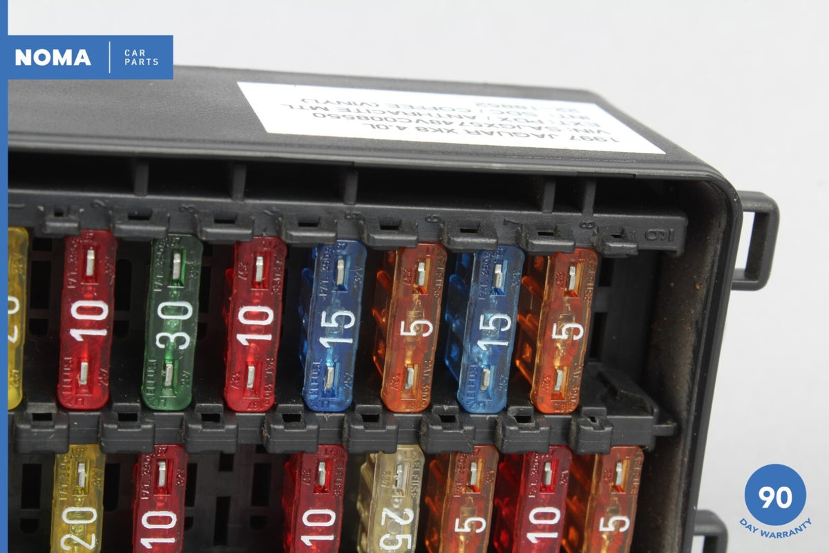 1997 Jaguar XK8 XKR X100 Engine Bay Relay Fuse Box LJA2800AE OEM - photo 2