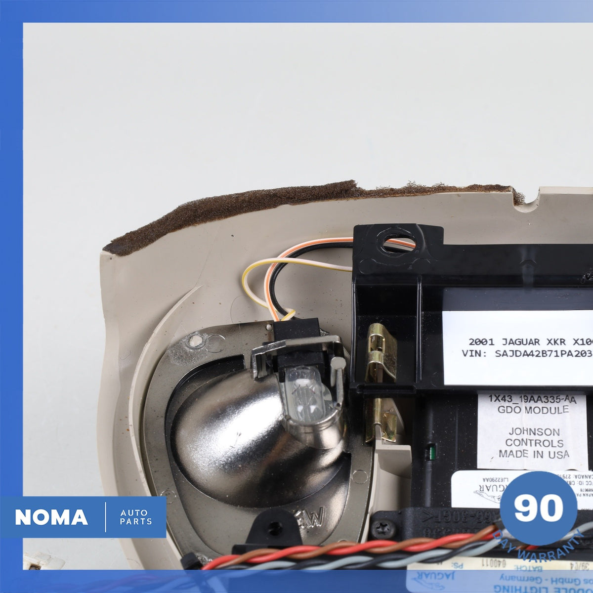 01-06 Jaguar X100 XKR XK8 Dome Light Overhead Map Lamp Light Beige OEM 82k - photo 11