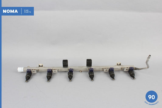 03-04 BMW Z4 E85 Roadster Fuel Gas Rail Line w/ Injector 1437442 OEM - photo 1