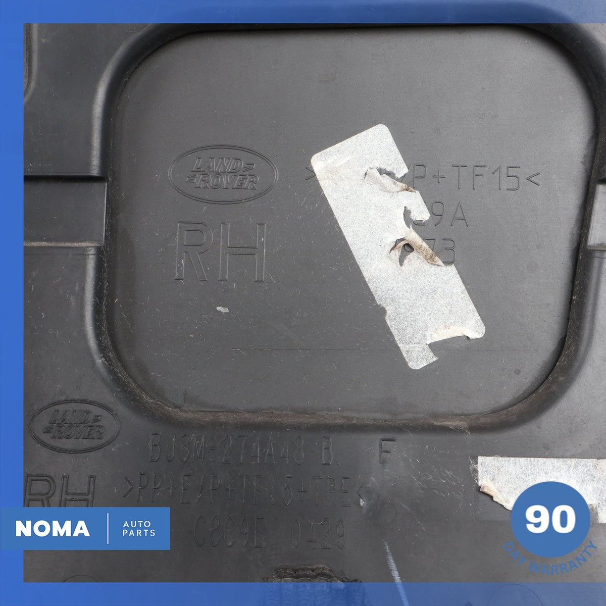 12-19 Range Rover Evoque L538 4DR Rear Right Door Lower Molding BJ3M274A48B OEM - photo 10