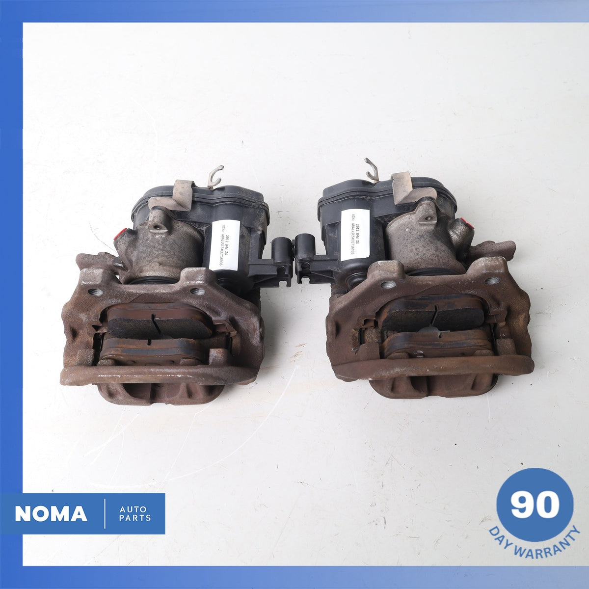 09-16 BMW E89 Z4 Rear Left & Right Side Brake Calipers w/ Actuator Set OEM - photo 7
