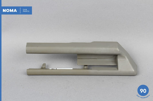 04-10 BMW 530i 550i E60 Front Left Driver Side Seat Rail Cover Trim Gray OEM - photo 1