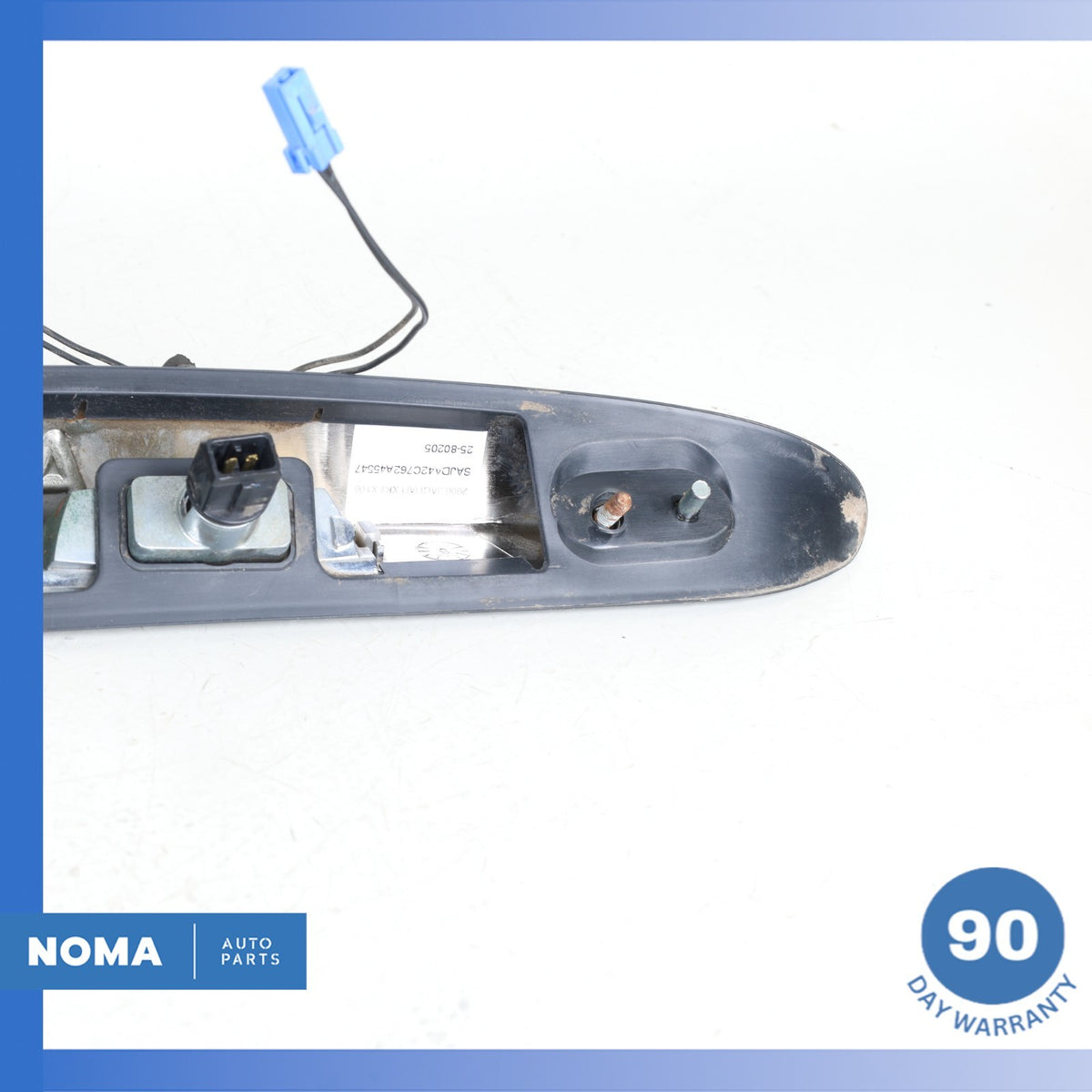 00-06 Jaguar X100 XK8 Rear Trunk Bezel License Plate Light Lamp Trim Chrome OEM - photo 12
