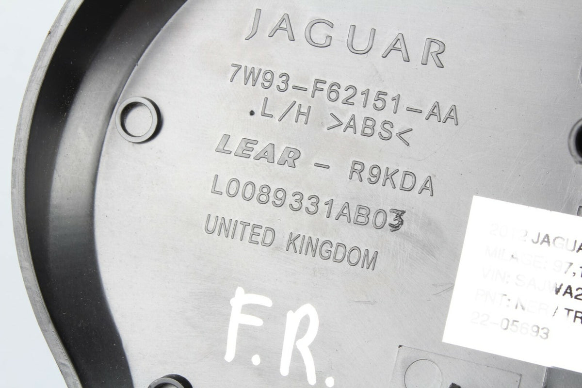 10-13 Jaguar XJ XJL X351 Front Right Passenger Seat Shield Cover Trim LEG OEM - photo 5