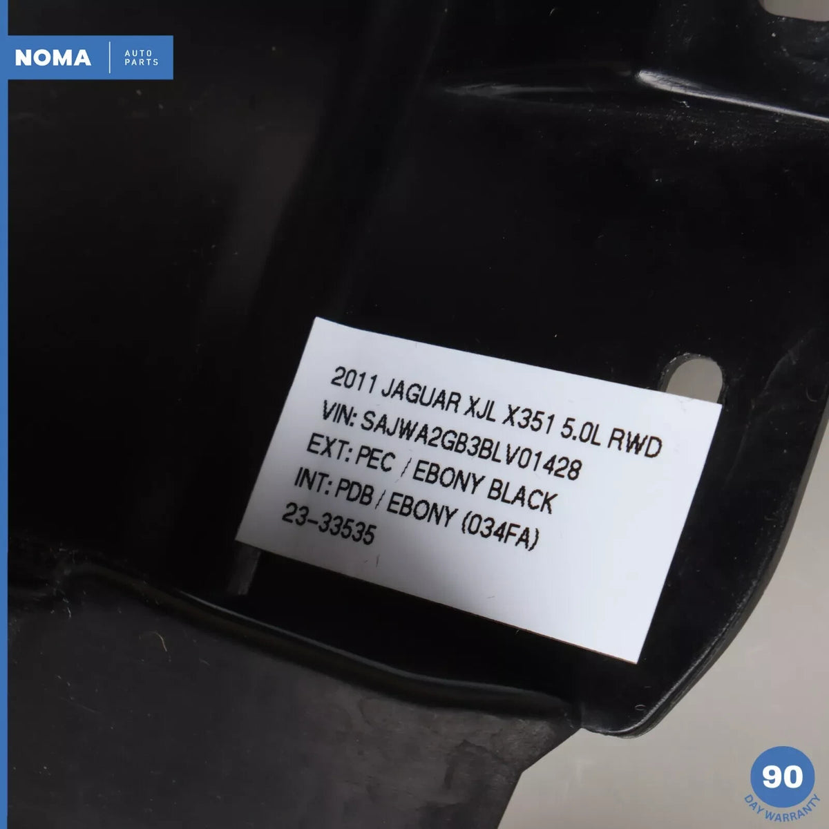 10-19 Jaguar X351 XJL XJR Glovebox Glove Box Compartment Trim Black OEM - photo 19