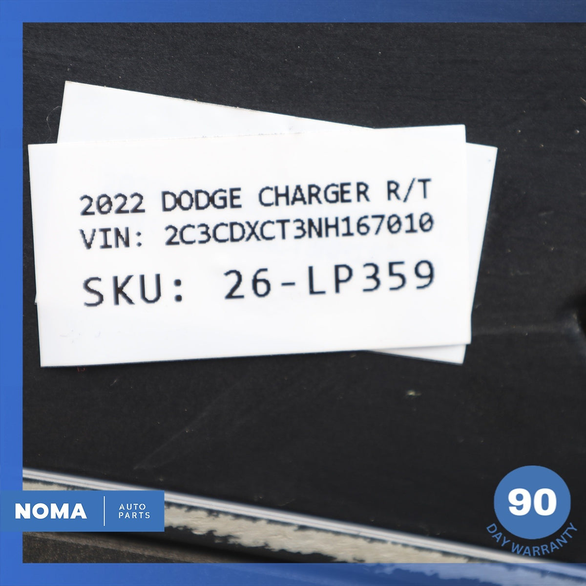17-23 Dodge LD Charger Trunk Lid Molding Trim Spoiler Black 5NH39TZZAC OEM - photo 16