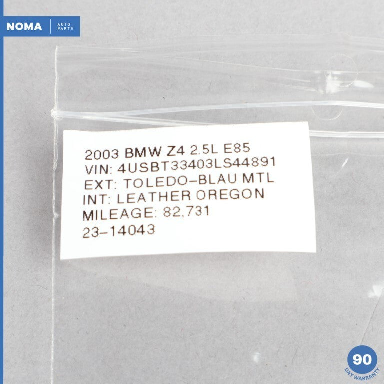 03-08 BMW Z4 E85 Rear Trunk Hatch Boot Emblem Badge Logo Chrome 7114122 OEM - photo 7
