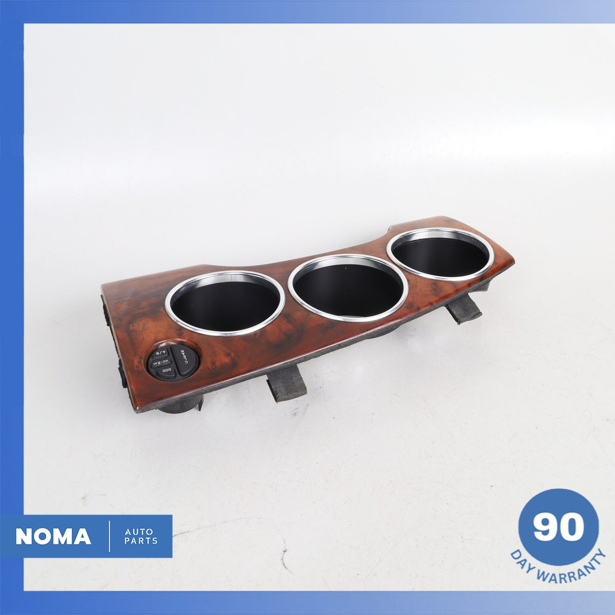 97-06 Jaguar X100 XKR Left Side Dash Instrument Cluster Bezel w/ Switch Wood OEM - photo 9