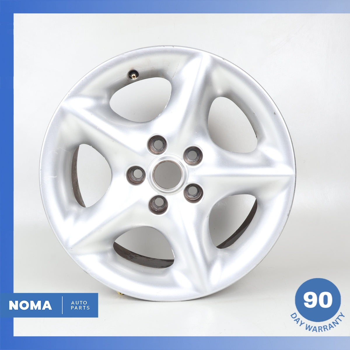 97-06 Jaguar X100 XK8 8 x R17 17" Lamina Wheel Rim Silver MJD6116AA OEM - photo 1