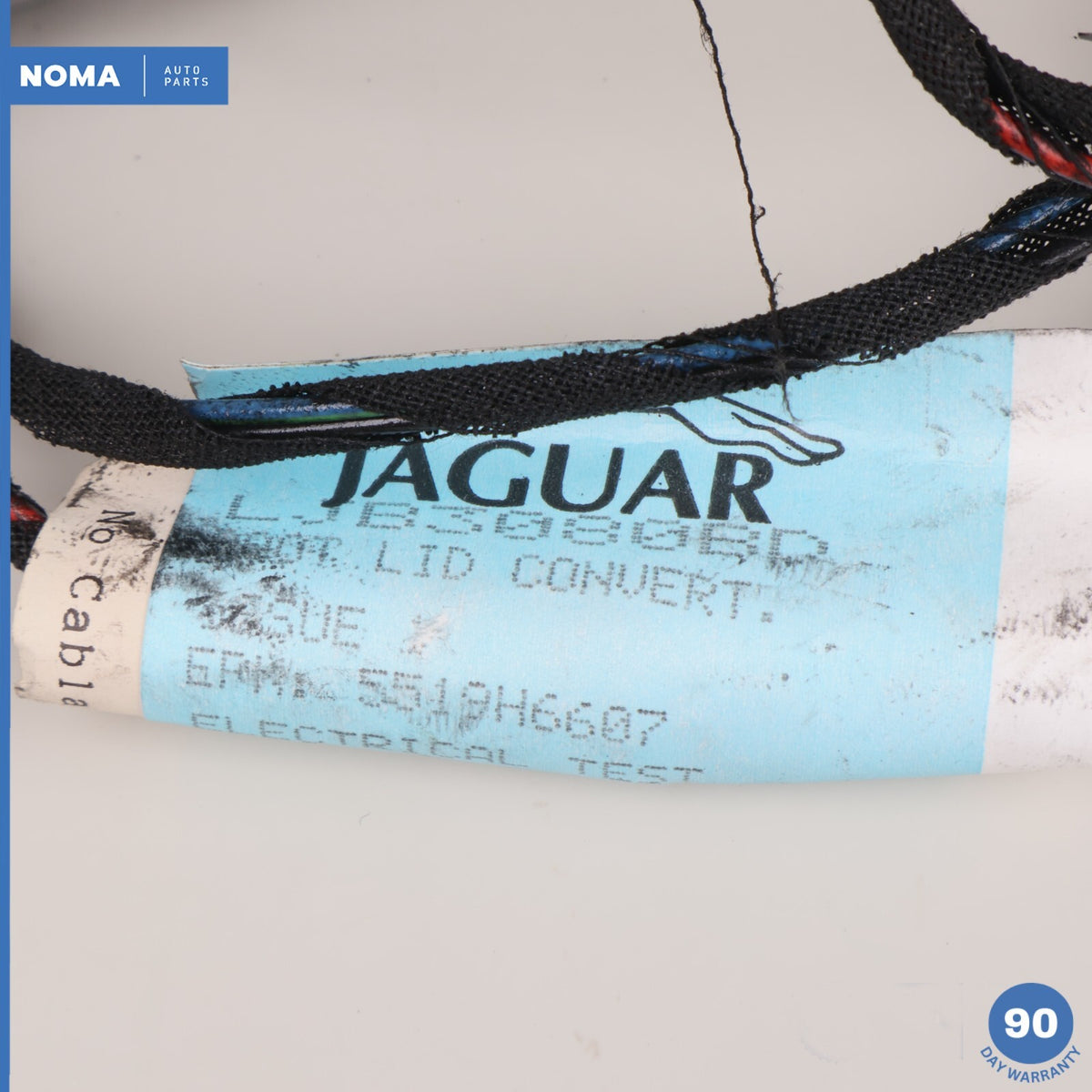 97-03 Jaguar XK8 X100 Convertible Rear Trunk Lid Plate Wire Wiring Harness OEM - photo 13