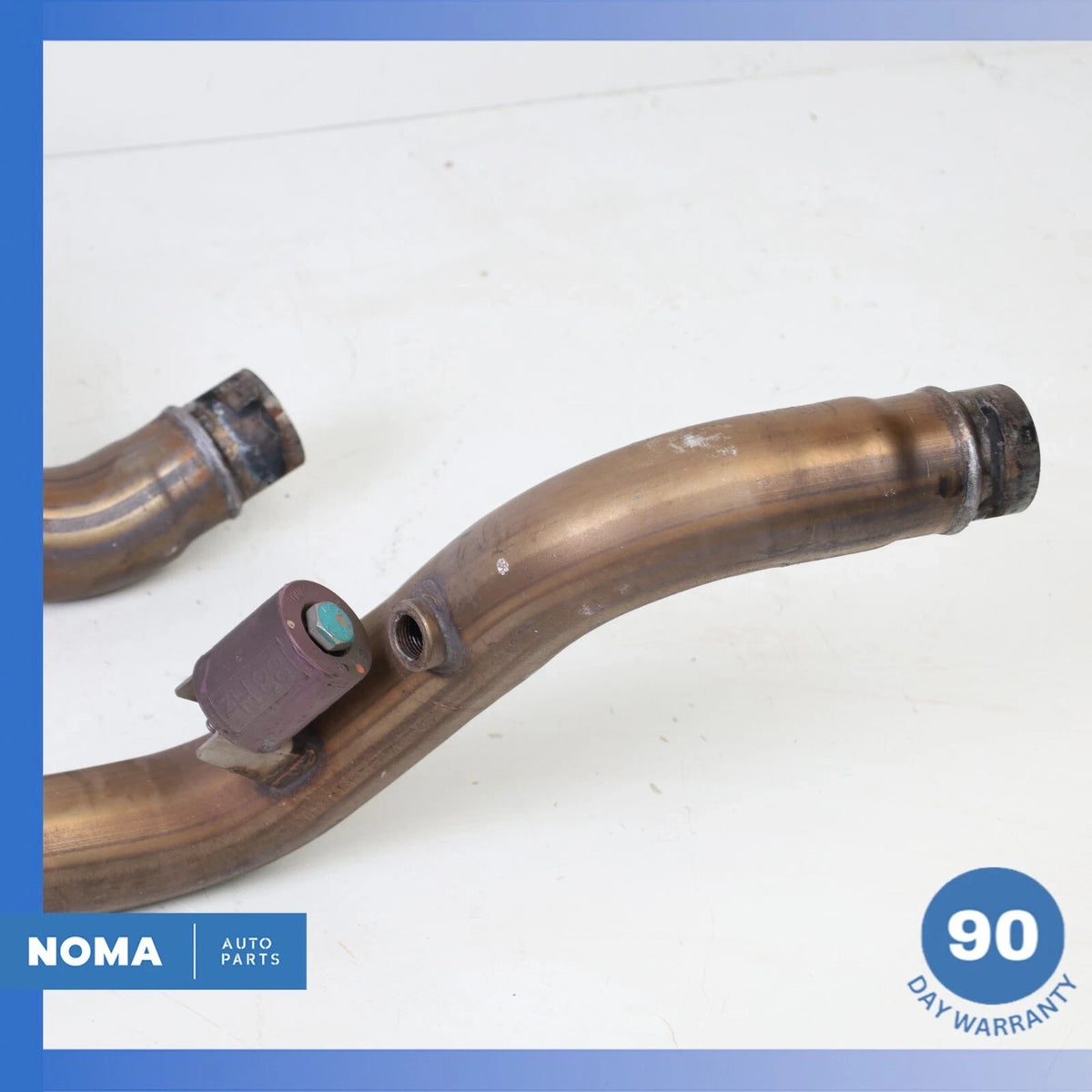 16-19 Jaguar X351 XJL XJ 3.0L Left & Right Side Exhaust Downpipe Set OEM 65k - photo 3