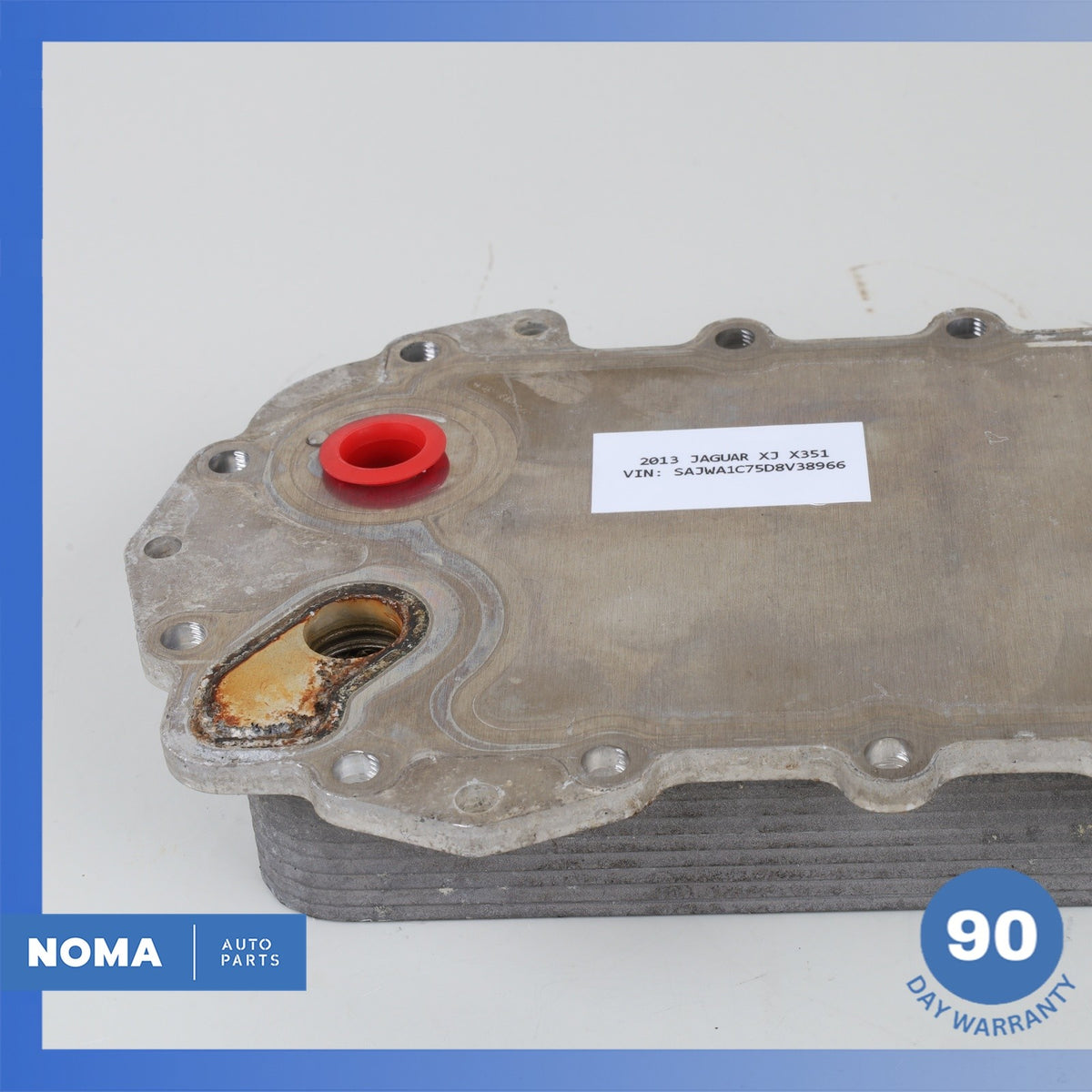 Jaguar X351 XJ Engine Motor Oil Cooler Radiator 8W936A642AE OEM - photo 10