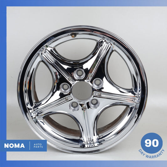 96-02 BMW E36 Z3 Style 35 7 x R16 16" Wheel Rim Chrome 36111092260 OEM - photo 1