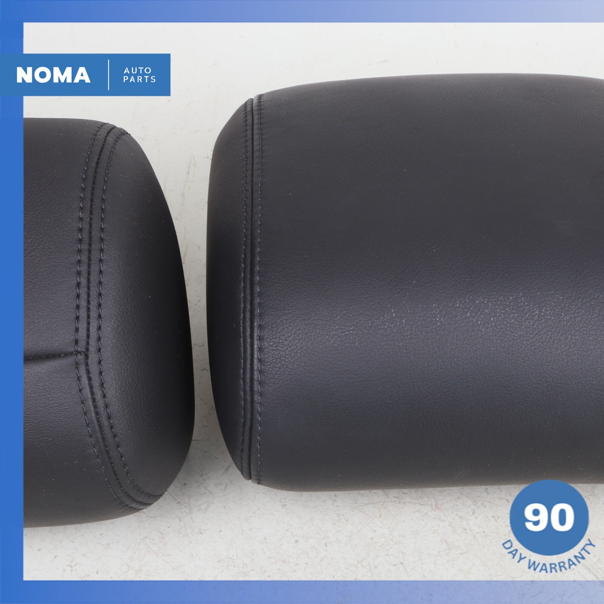 12-15 Jaguar X250 XF XFR Rear Seat Headrest Head Rest Set of 3 Black OEM - photo 12