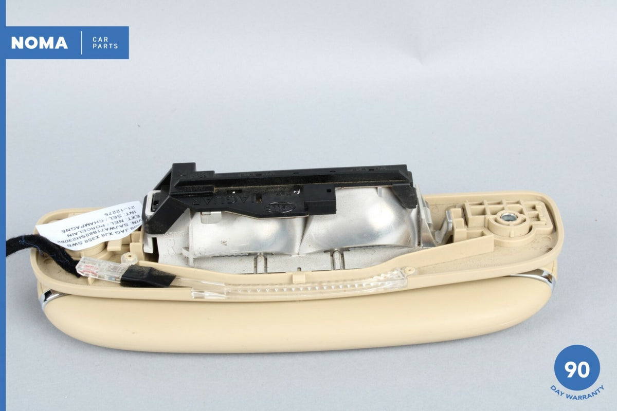 06-09 Jaguar XJ8 VDP X350 X358 Rear Right Side Roof Grab Handle w/ Lamp SEL OEM - photo 6
