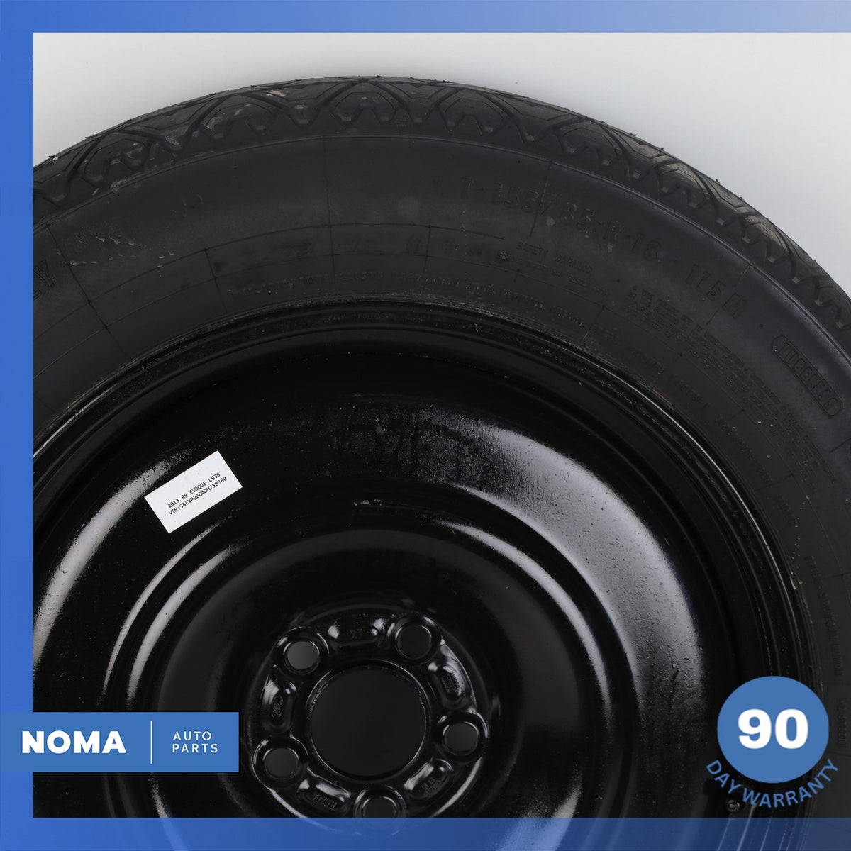 11-23 Range Rover Evoque L538 Emergency Spare Tire Wheel Donut Rim 155 85 18 OEM - photo 2