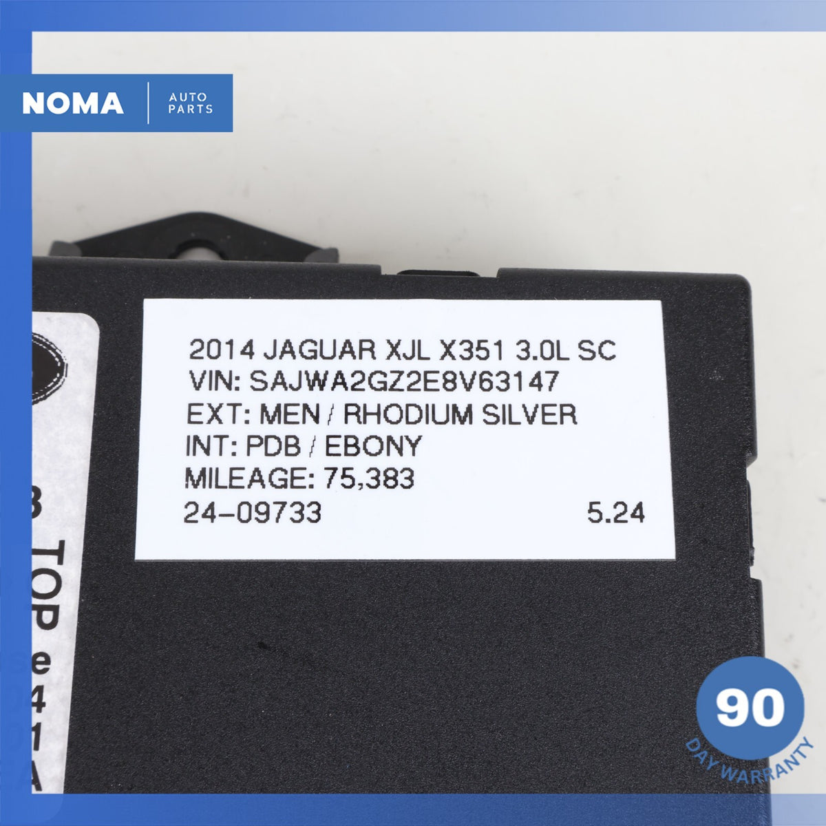 11-15 Jaguar X351 XJ XJR Rear Electronic Trunk Control Module AW9314B673AH OEM - photo 10