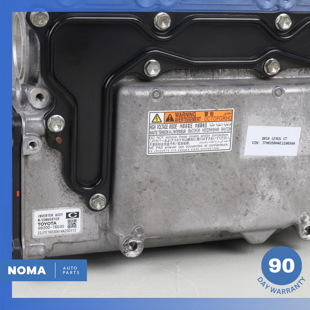 11-14 Lexus ZWA10L CT200h Hybrid Battery Power Voltage Inverter Converter OEM - photo 5