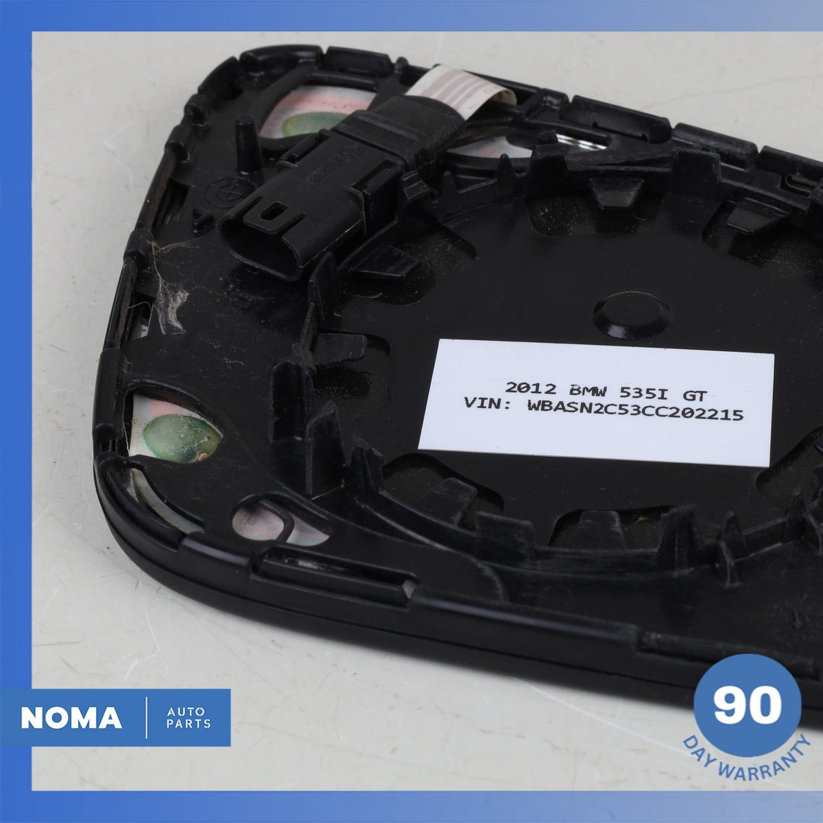 BMW F07 535i 550i GT Left Driver Door Side Rear View Mirror Glass 7228611 OEM - photo 7