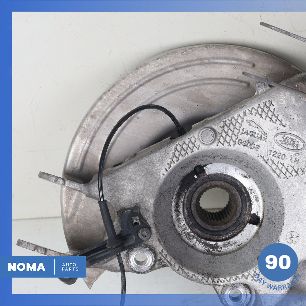 16-20 Jaguar X760 XE XF Rear Left Side Spindle Knuckle Hub w/ Shield OEM 64k - photo 11