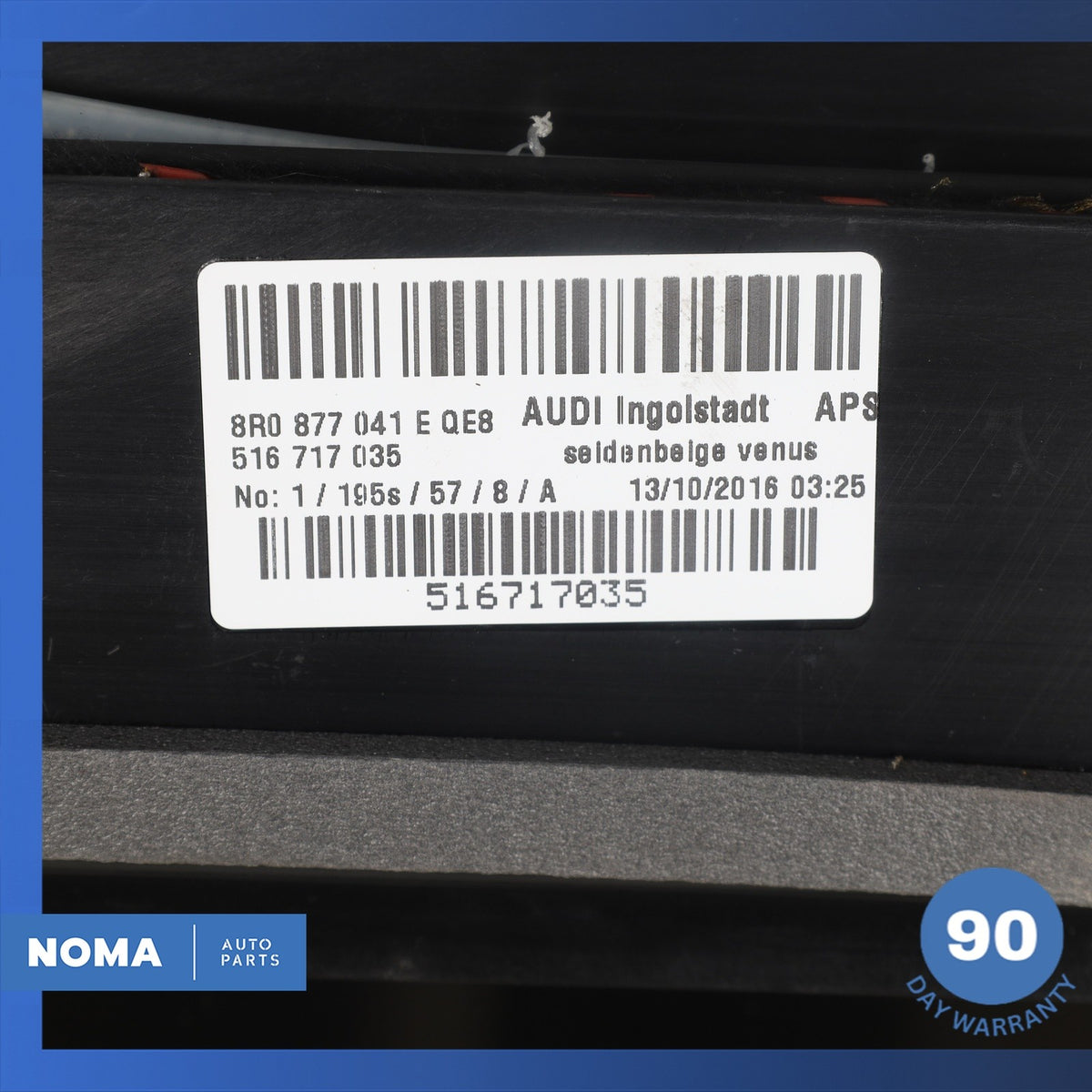 13-17 Audi 8RB Q5 SQ5 Panoramic Sunroof Sun Roof Glass Frame 8R0877041E OEM - photo 16