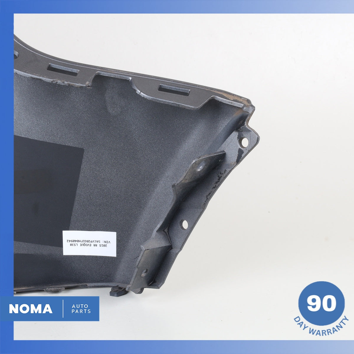 12-19 Land Rover Range Rover Evoque L538 Rear Left Bumper Cover Panel Gray OEM - photo 8