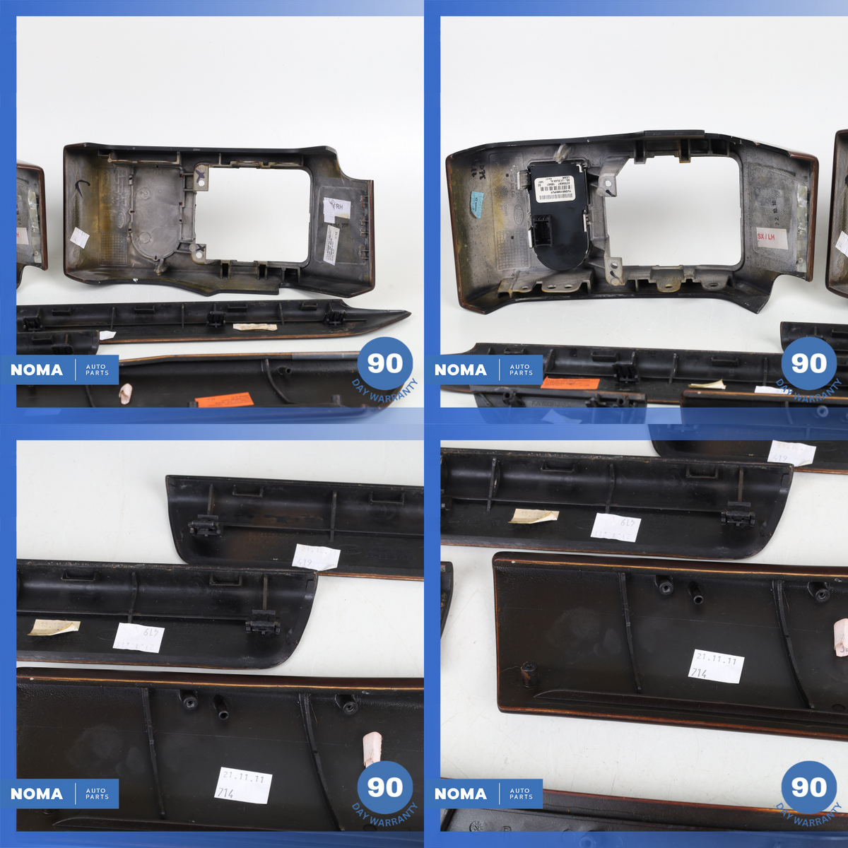 10-12 Range Rover L322 Dashboard Center Console Panel Trim Set Wood OEM - photo 22