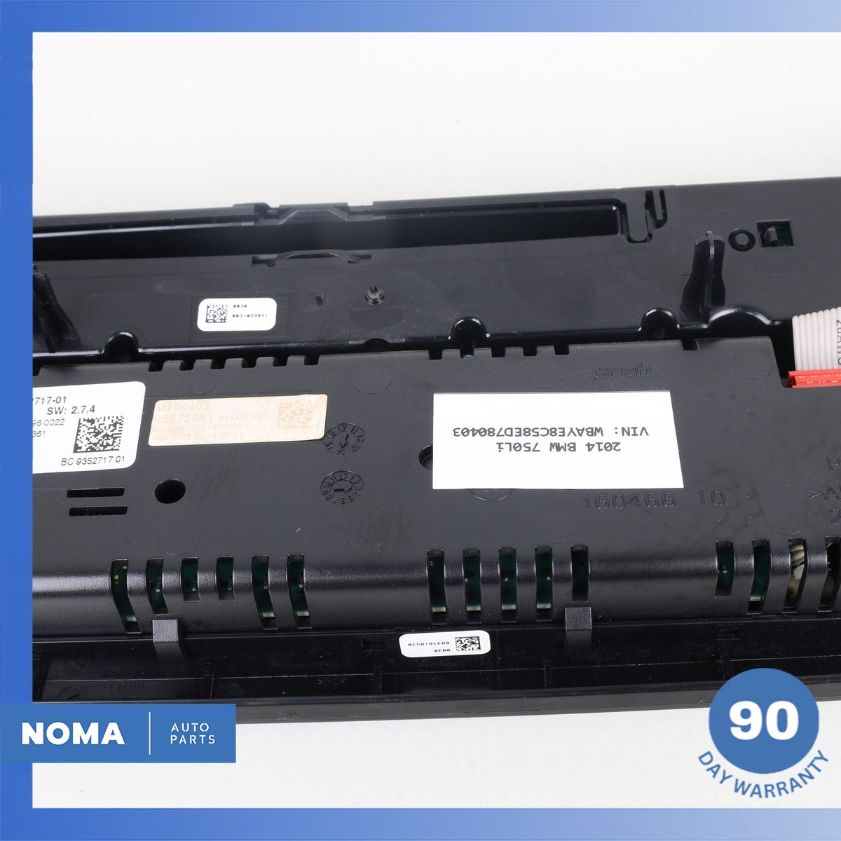 BMW F02 750i 740i Front A/C AC Radio Control Panel Switch OEM - photo 15